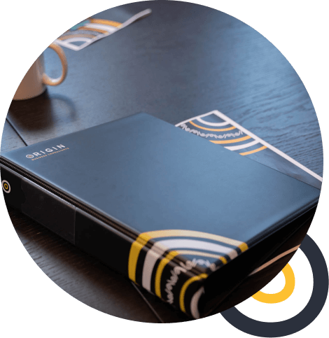File with R&D Tax Incentive documents inside