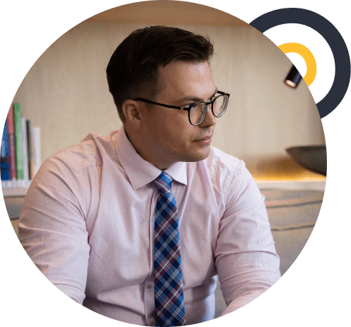 One of our tax accountants discussing one of our business services, company incorporations