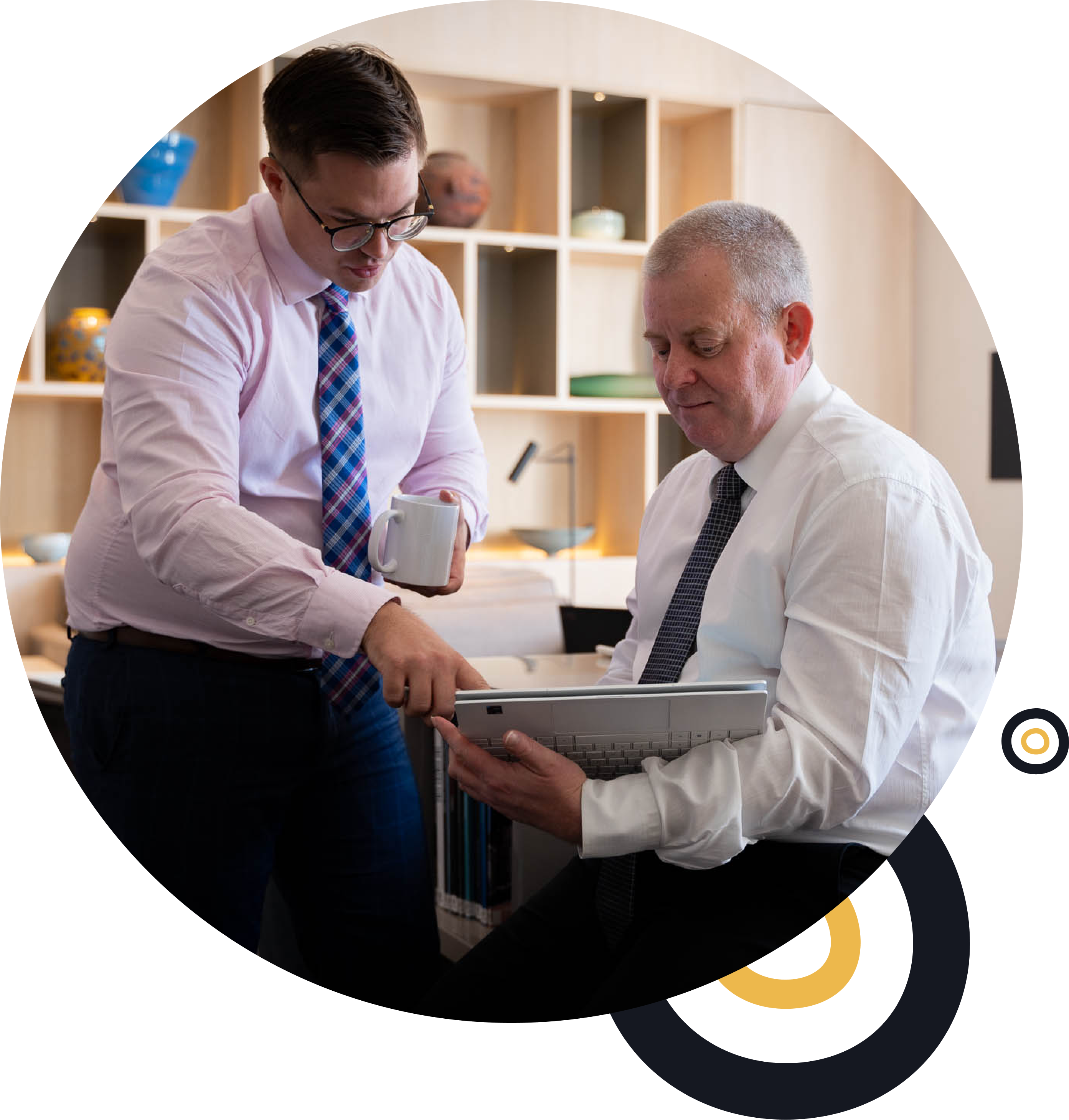 Our accountants discussing one of our business tax return services, R&D tax preparation