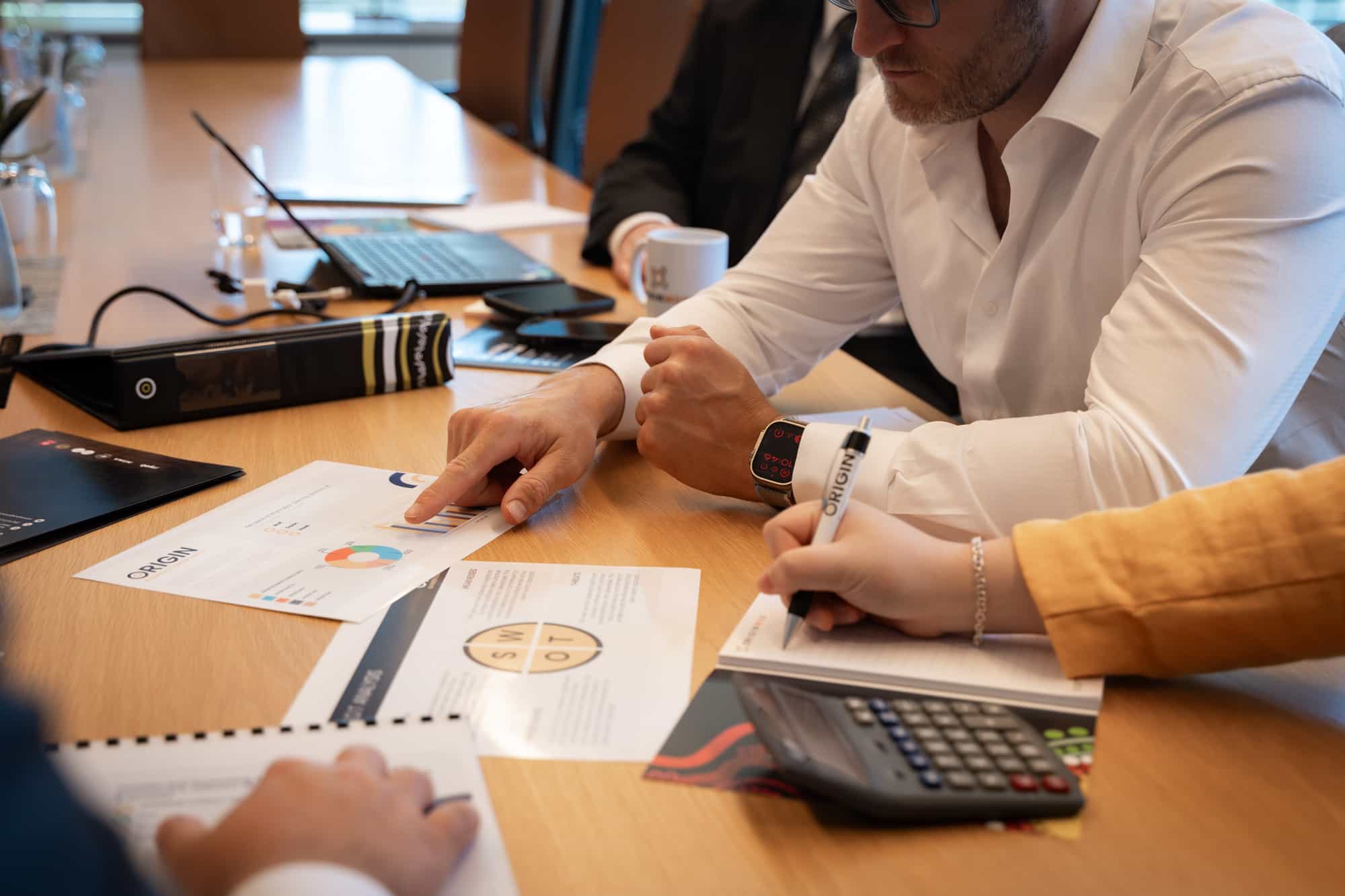 Research being conducted by business advisors in Perth
